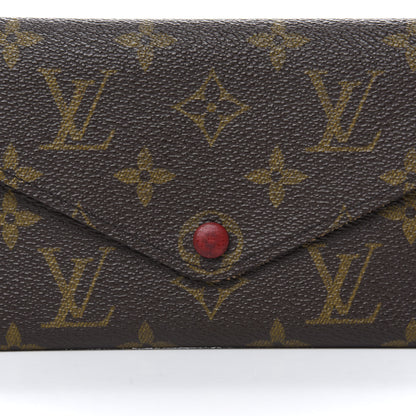 Louis Vuitton Monogram Josephine Wallet Red 8 of 8