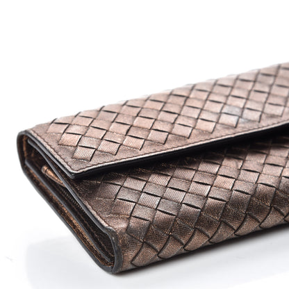 Bottega Veneta Nappa Intrecciato Continental Wallet Copper 11 of 12