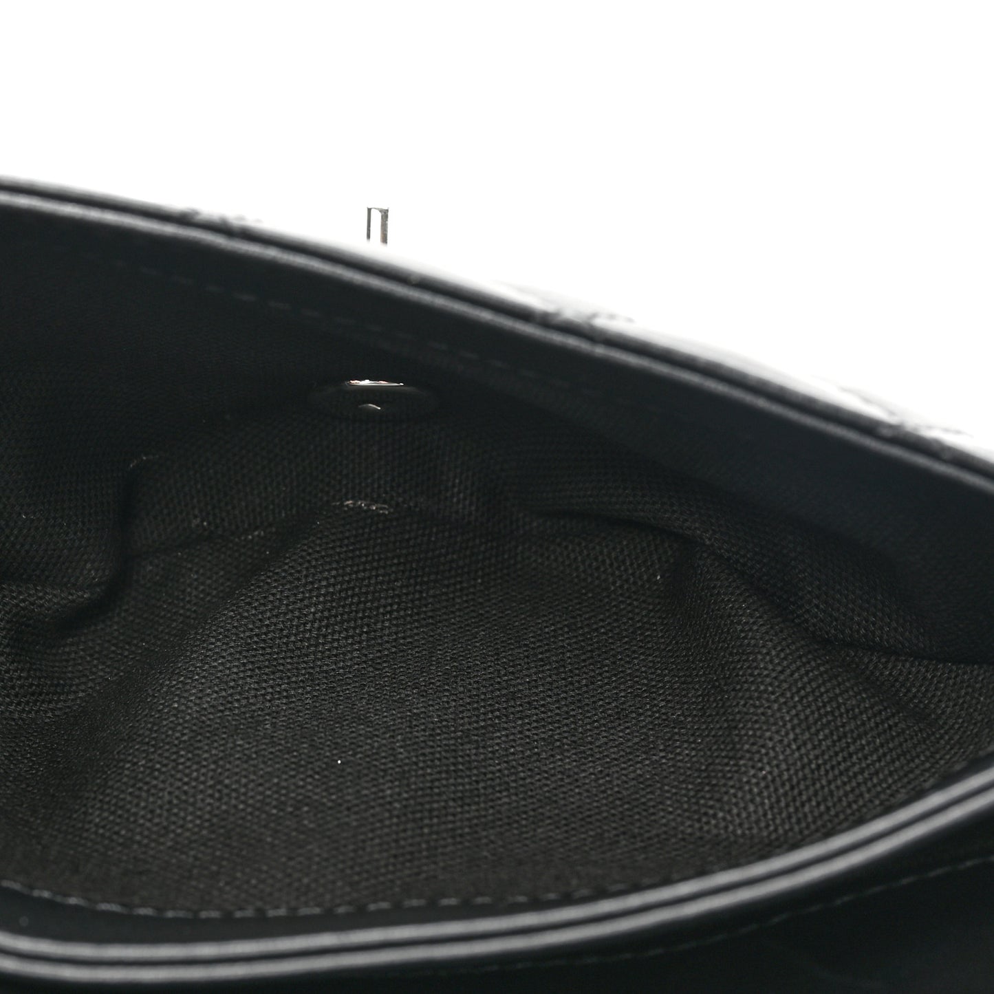 Calfskin Quilted CC Uniform Flap Belt Bag Black