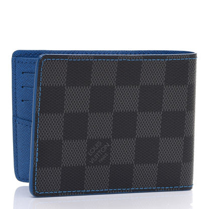Louis Vuitton Damier Graphite Slender Wallet Blue 3 of 9