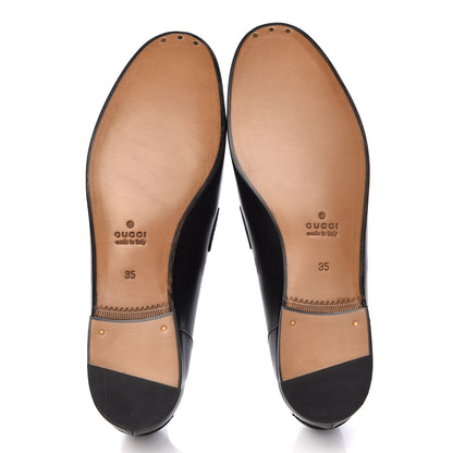 Gucci Calfskin Womens Jordaan Loafers 35 Black 5 of 9