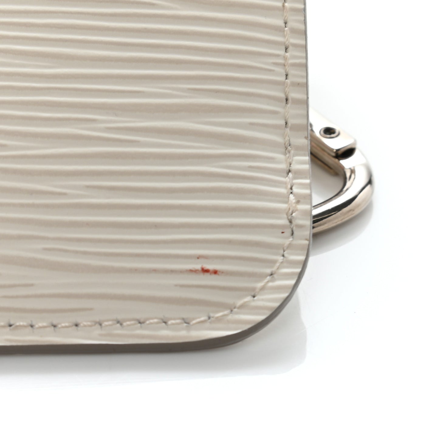 Epi Key Pouch Ivory