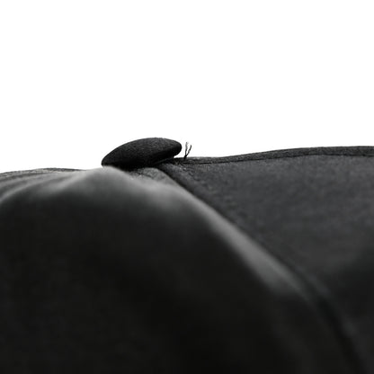 Chanel Silk Pearl CC Cap Hat Black 9 of 10