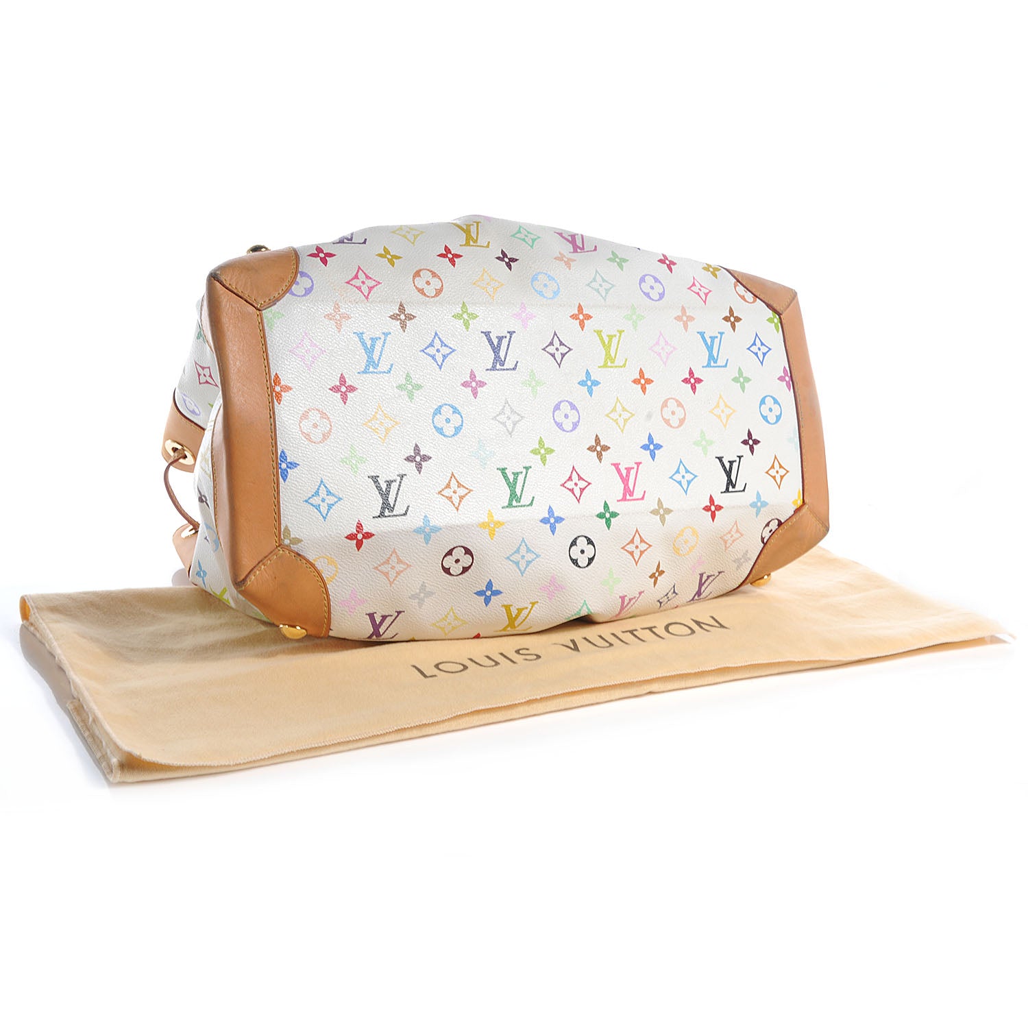 Louis Vuitton Monogram Multicolor Ursula White 4 of 8