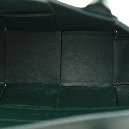 Bottega Veneta Nappa Maxi Intreccio Mini Arco East West Tote Emerald Green 5 of 12
