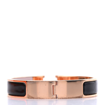 Hermes Enamel Narrow Clic Clac H Bracelet PM Black 3 of 6