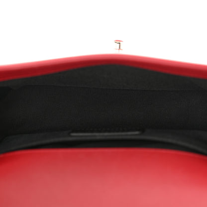 Chanel Patent Calfskin Quilted Small Plexiglass Boy Flap Red 5 of 10