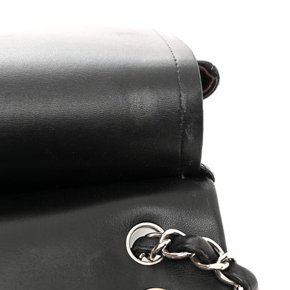 Chanel Lambskin Quilted Jumbo Double Flap Black 13 of 15