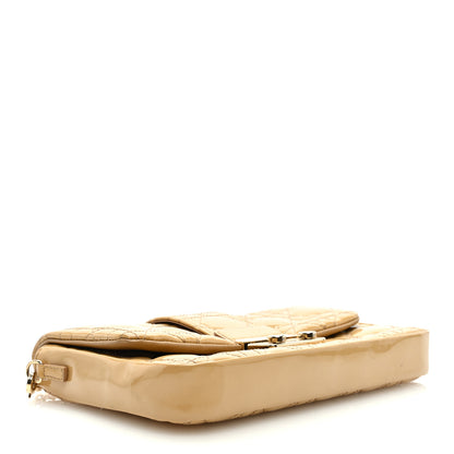 Christian Dior Patent Cannage New Lock Pouch Beige 3 of 7