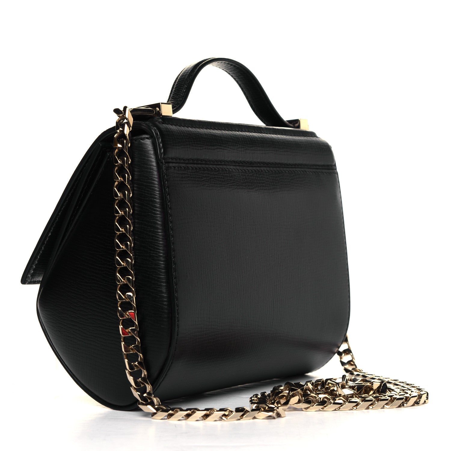 Givenchy Textured Calfskin Mini Pandora Box Chain Crossbody Bag Black 2 of 11