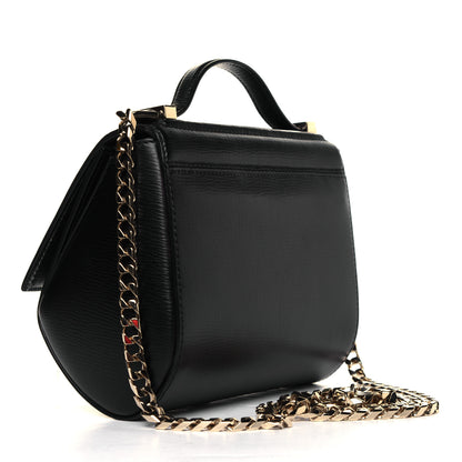 Givenchy Textured Calfskin Mini Pandora Box Chain Crossbody Bag Black 2 of 11