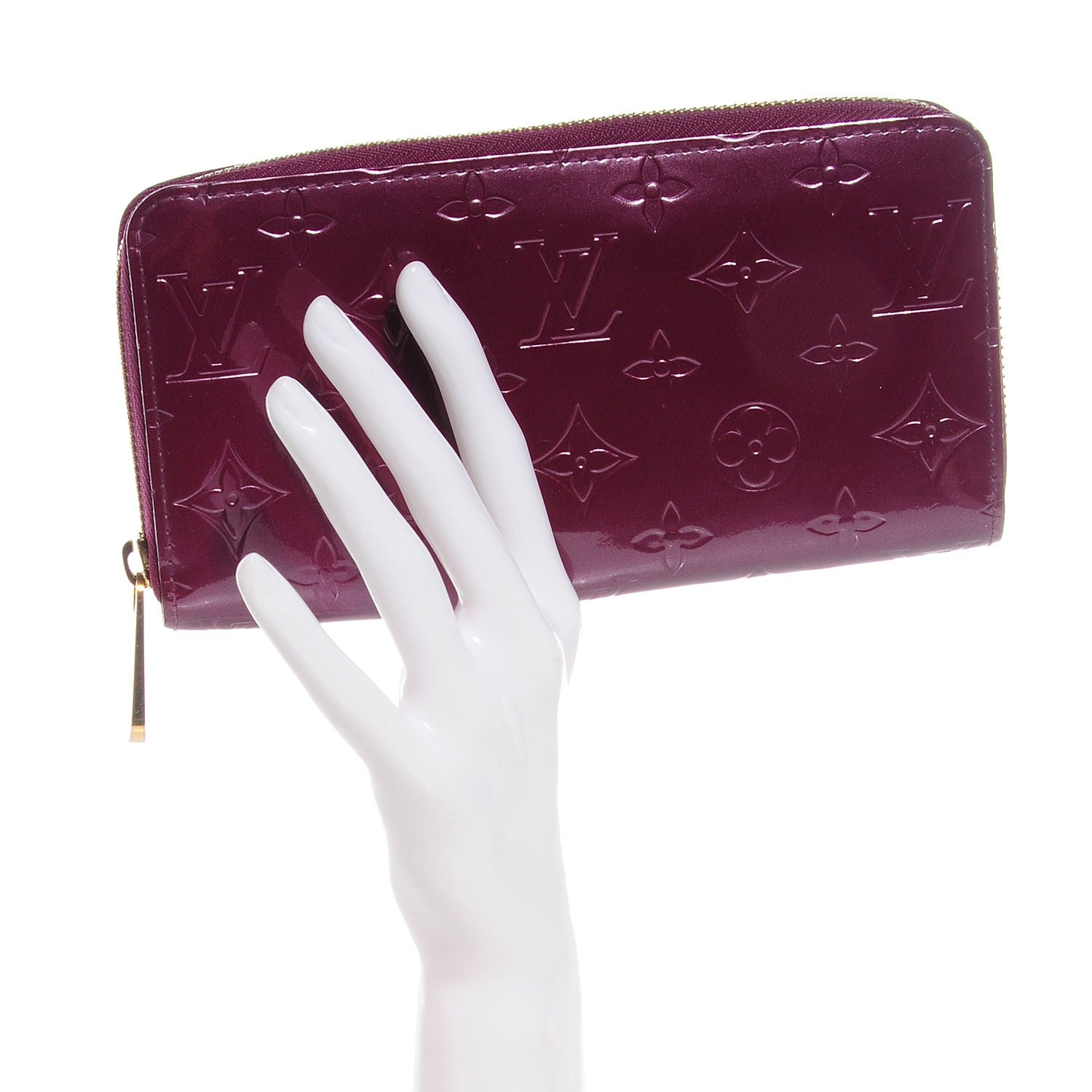 Louis Vuitton Vernis Zippy Wallet Violet 2 of 7