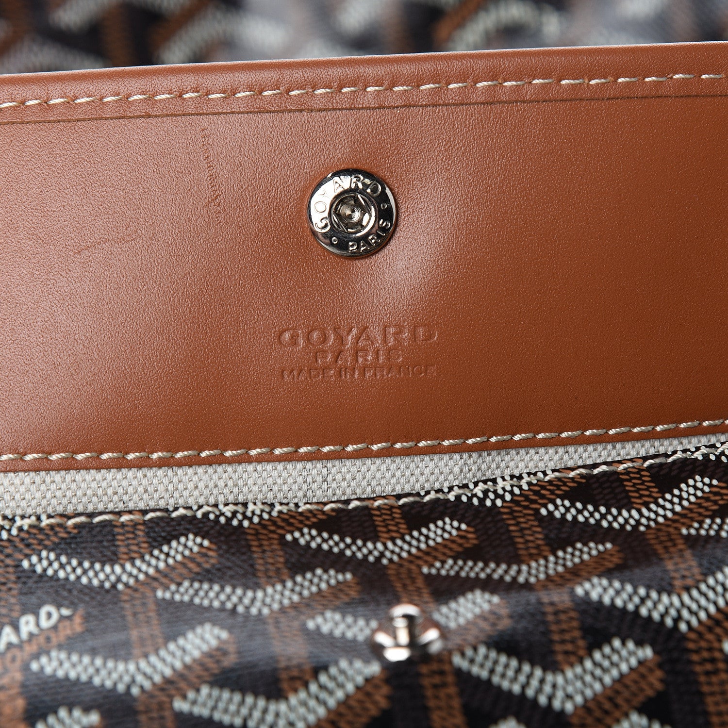 Goyard Goyardine Saint Louis GM Black Gold 5 of 14