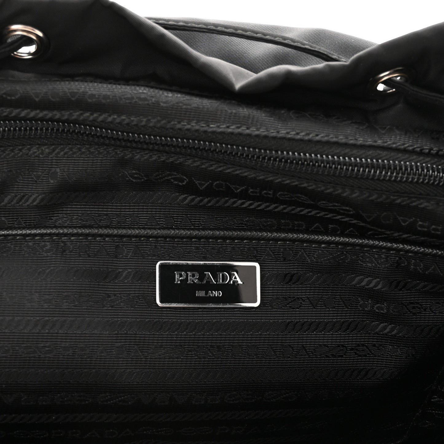 Nylon Vela Large Backpack Black