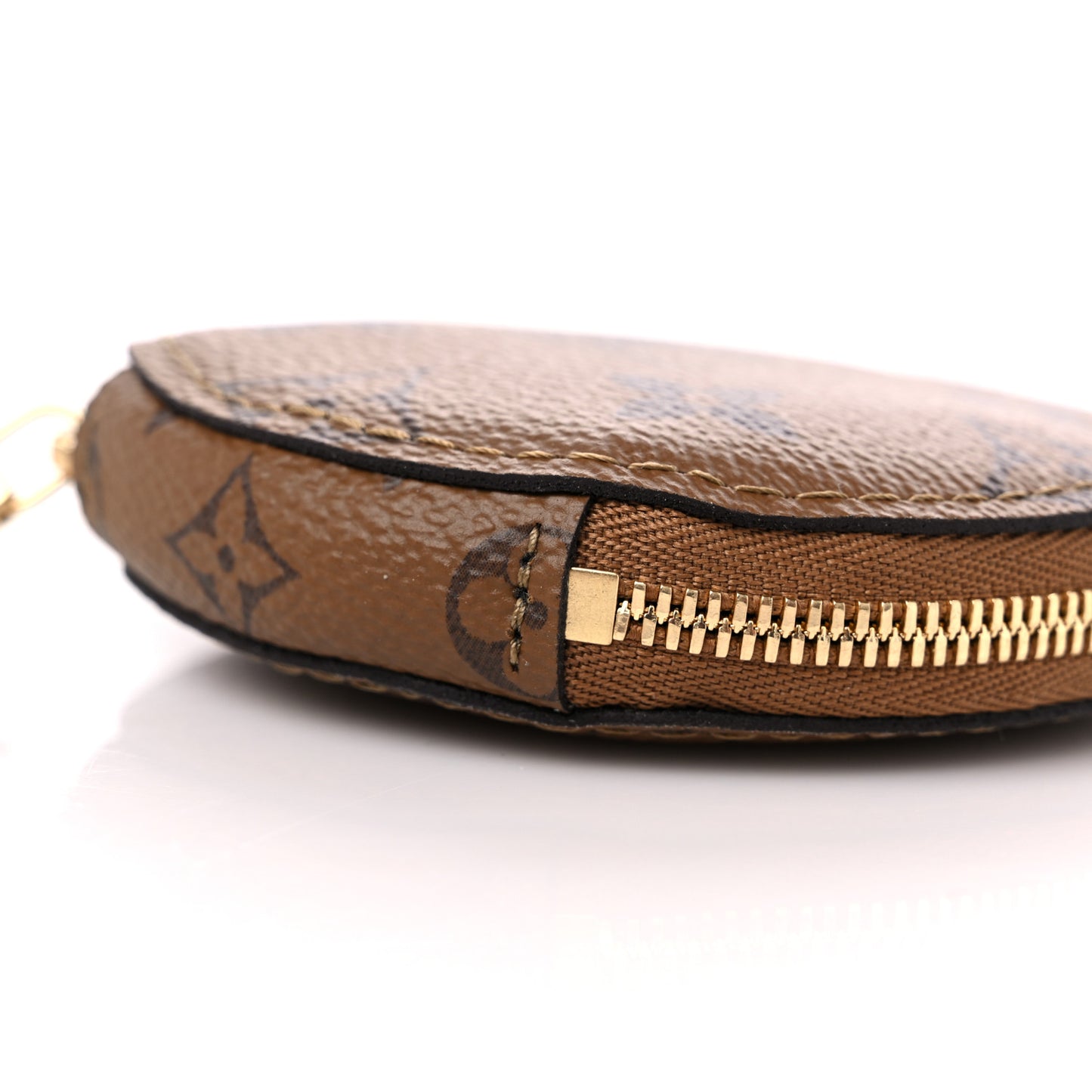 Reverse Monogram Bandouliere Round Coin Purse