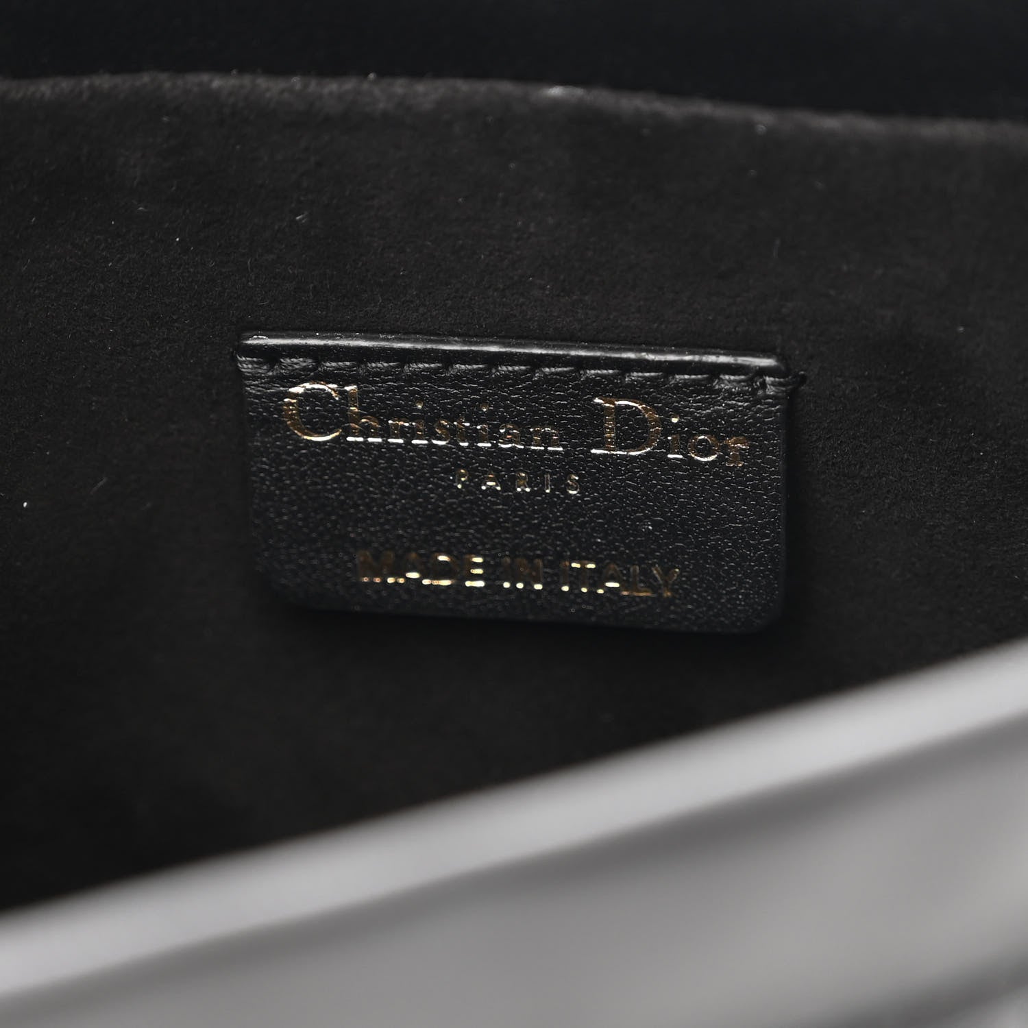 Christian Dior Lambskin Cannage Mini Top Handle Drawstring Bag Black 6 of 12
