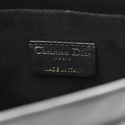 Christian Dior Lambskin Cannage Mini Top Handle Drawstring Bag Black 6 of 12