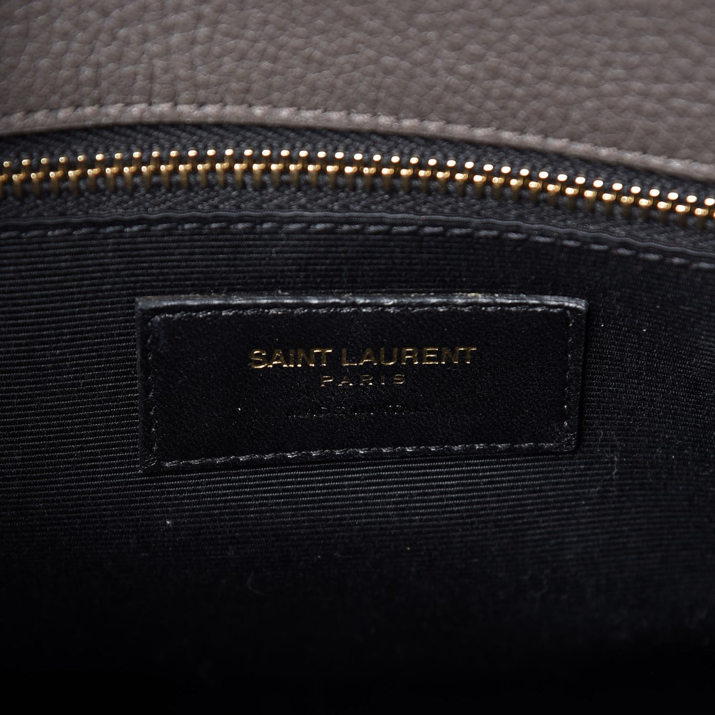 Grained Calfskin Small Sac De Jour Fog