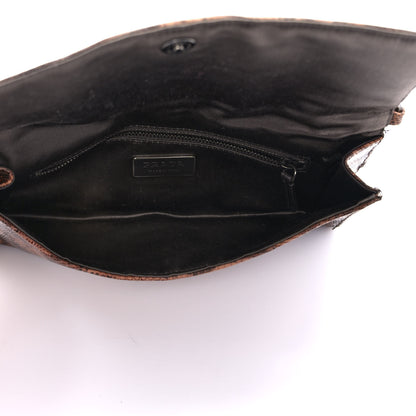 Prada Lizard Flap Shoulder Bag Petalo 4 of 9