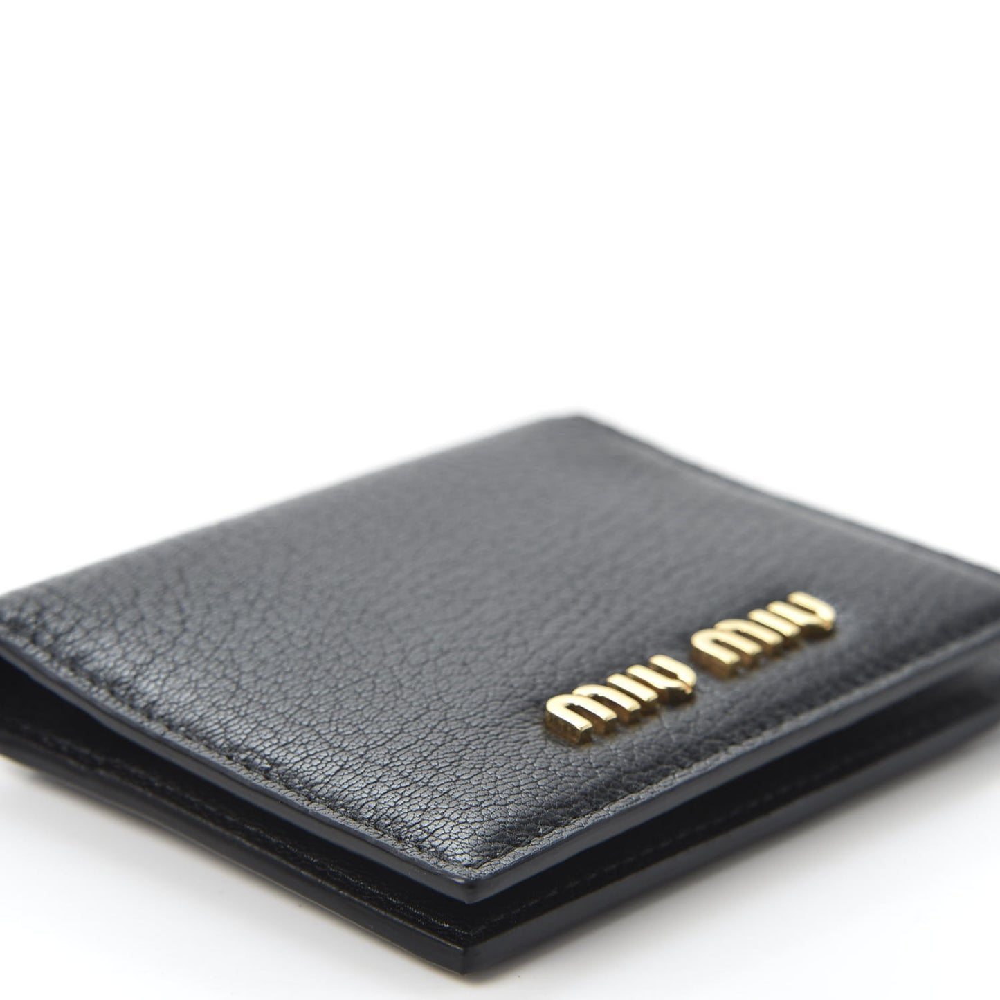 Goatskin Madras Card Holder Black
