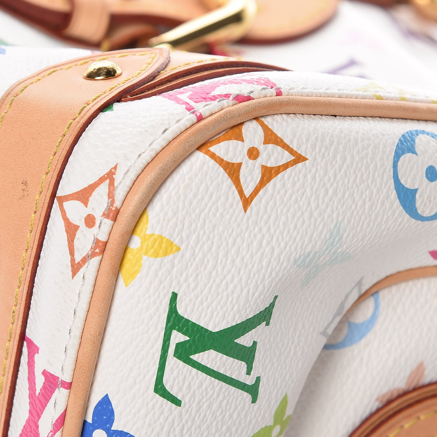 Louis Vuitton Monogram Multicolor Priscilla White 13 of 16