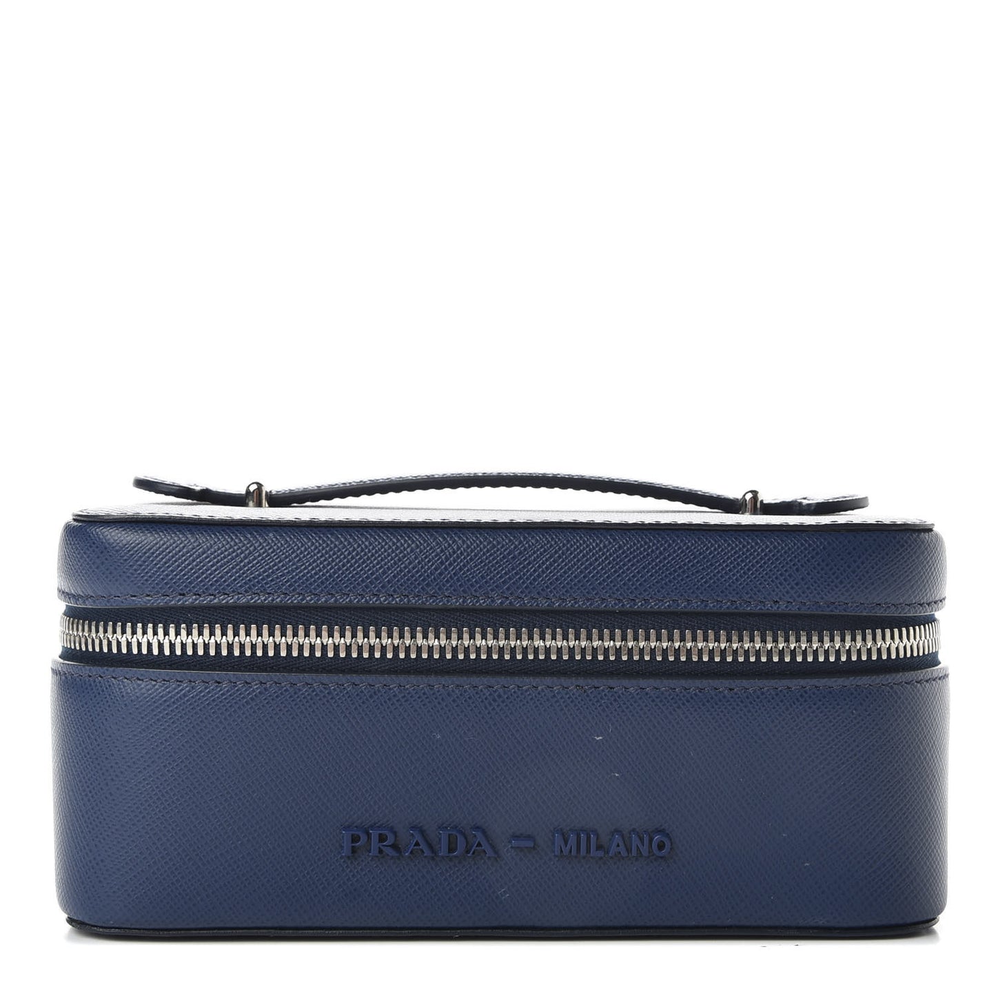 Saffiano Beauty Small Pouch Bluette Astrale