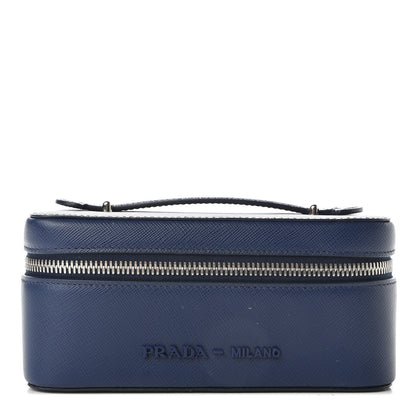 Prada Saffiano Beauty Small Pouch Bluette Astrale 1 of 10