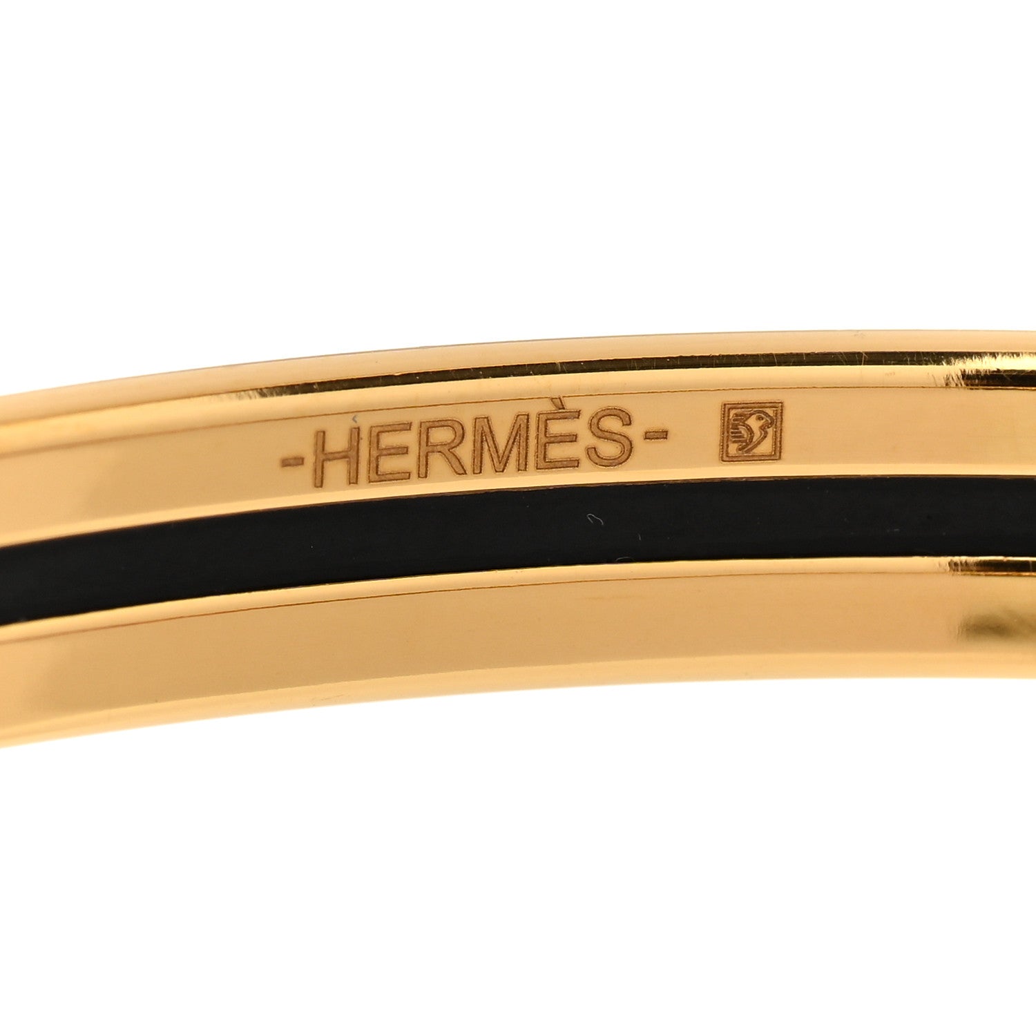 Hermes Enamel Extra Narrow Uni Bracelet Aqua 4 of 5