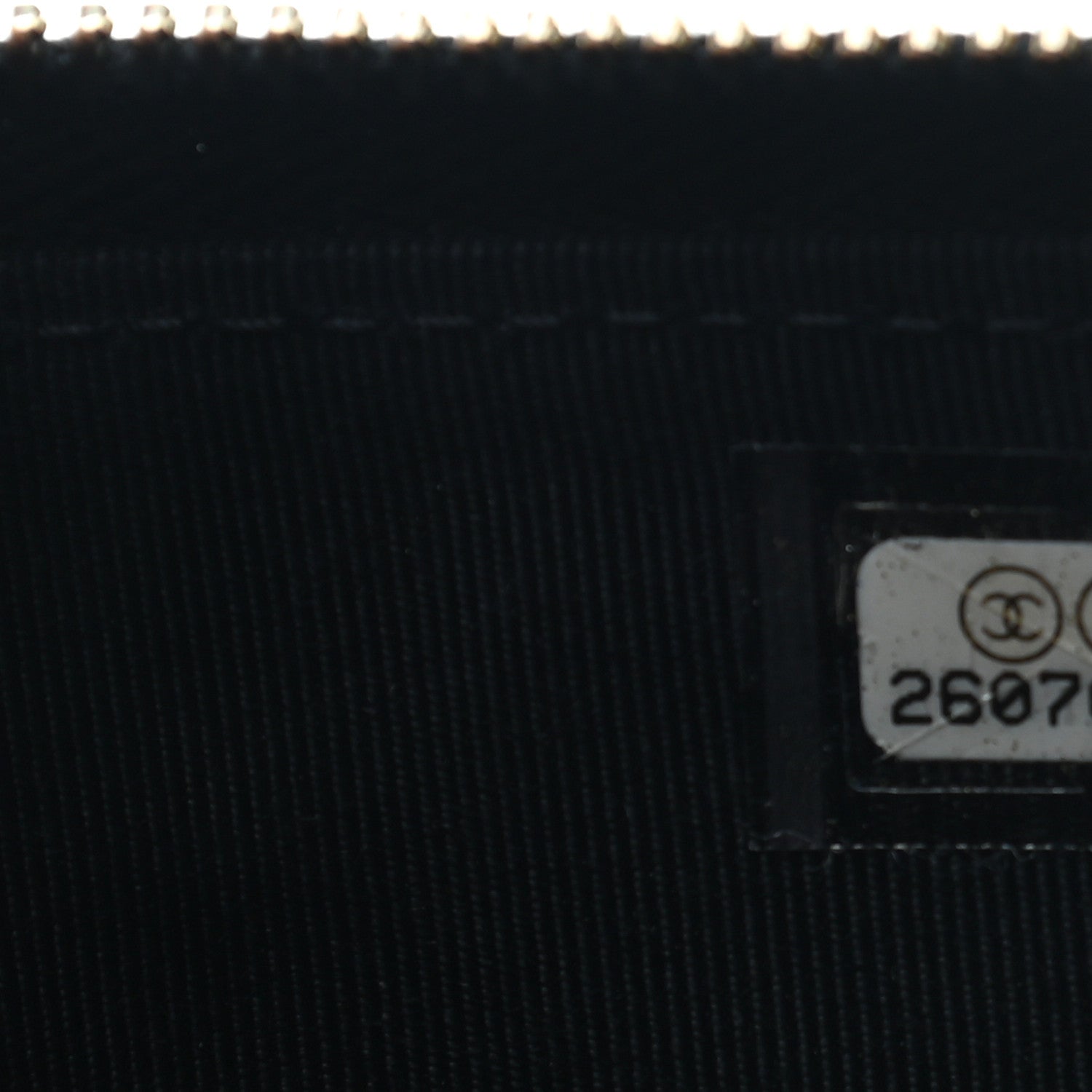 Chanel Caviar Quilted Classic Zip Boy Pouch Black 7 of 11