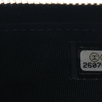 Chanel Caviar Quilted Classic Zip Boy Pouch Black 7 of 11