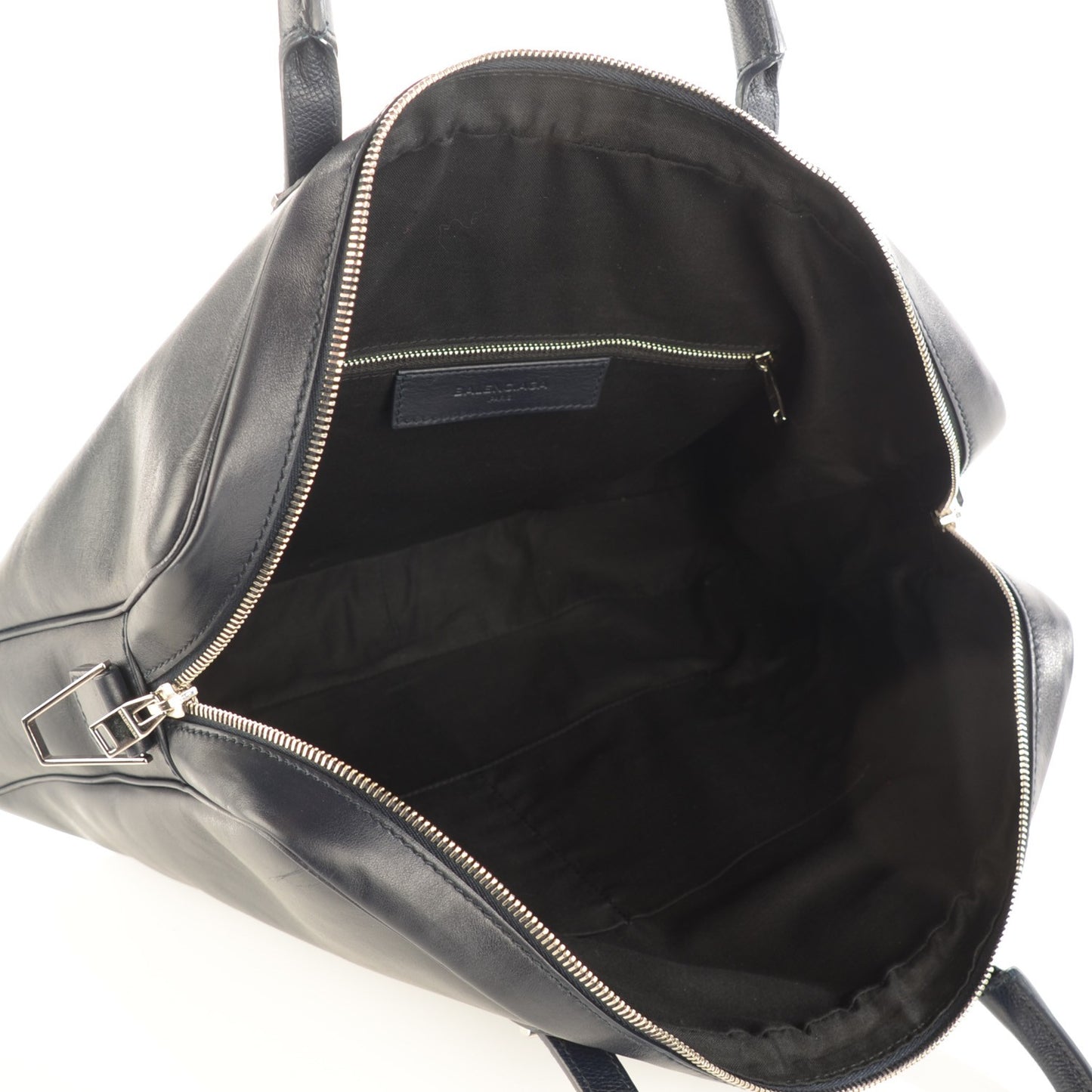 Elegant Calfskin Phileas Computer Case Bleu Nuit