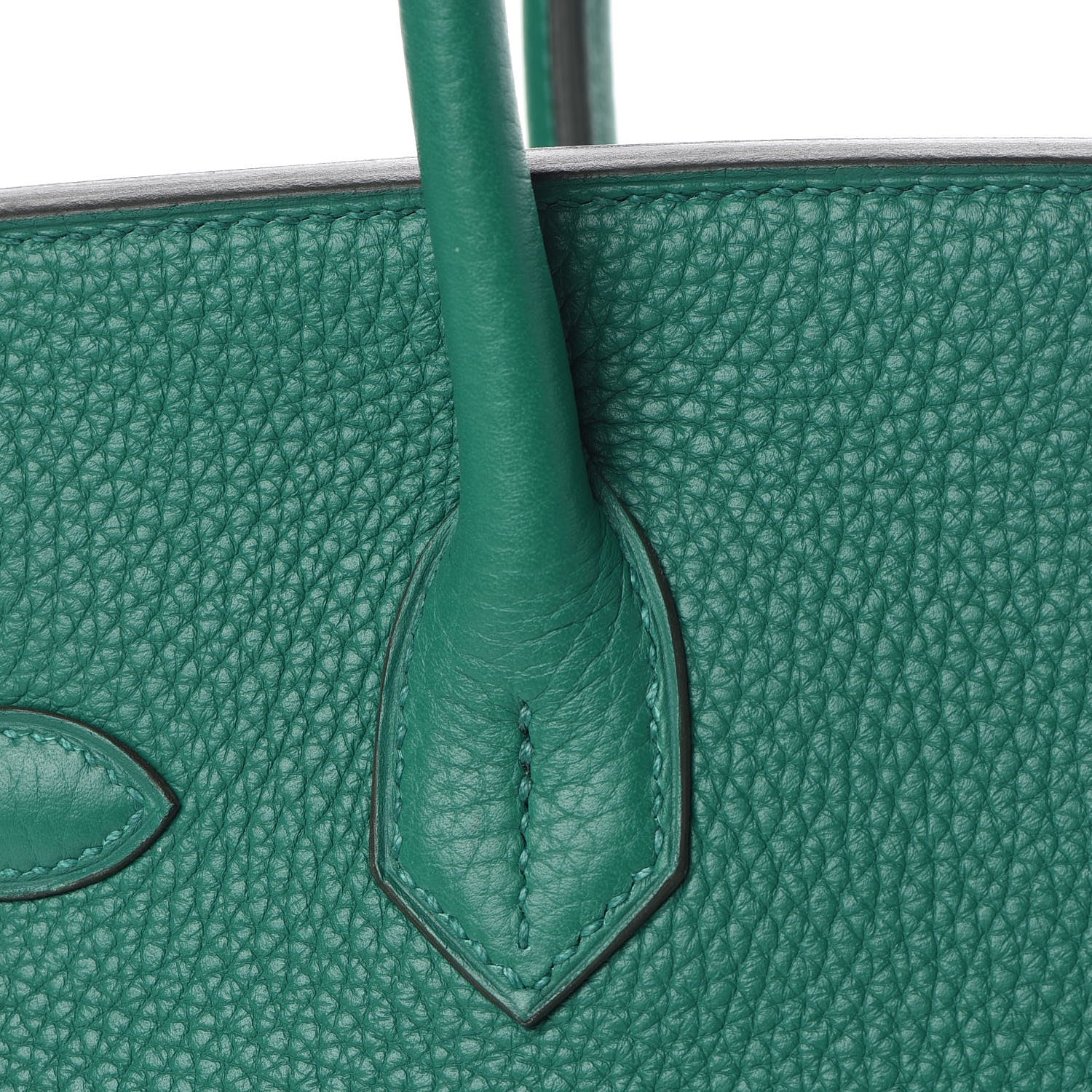 Hermes Taurillon Clemence Birkin 30 Vert Vertigo 10 of 34