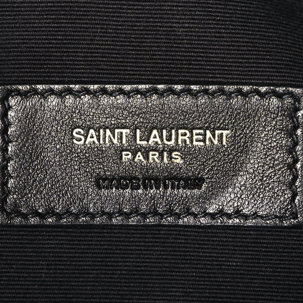 Saint Laurent Grain De Poudre Uptown Pouch Black 6 of 9