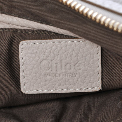 Chloe Calfskin Medium Marcie Satchel Abstract White 6 of 8