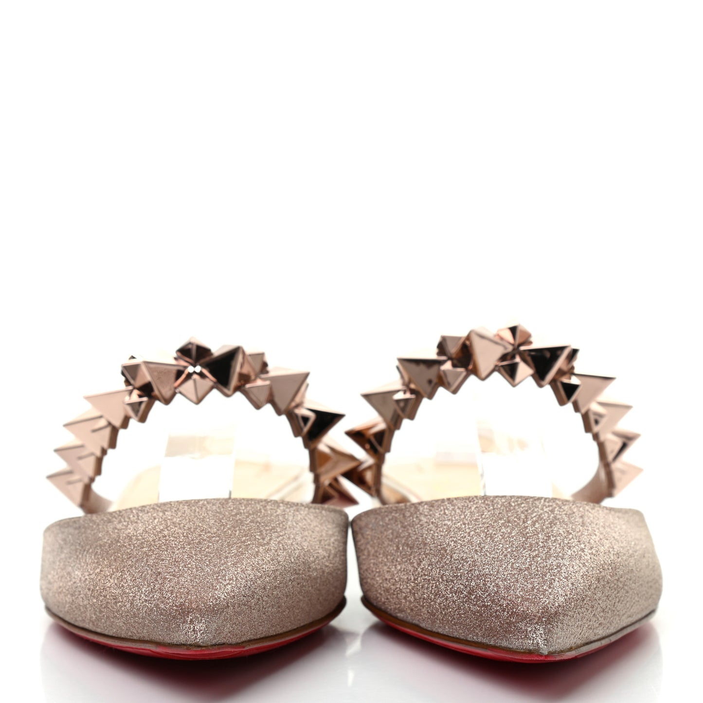 Mini Glitter Planet Choc Flat Mules 38 Courtisane Pink Bronze