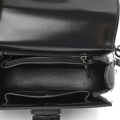 Gucci Boarded Dyana Lux Calfskin Web Monochrome Small Bamboo 1947 Top Handle Bag Black 6 of 13