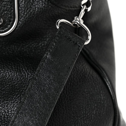 Balenciaga Chevre Silver Metallic Edge Hardware Velo Black 27 of 28