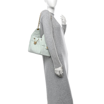 Chanel Caviar Quilted Small Chanel 25 Handbag Light Green 2 of 10