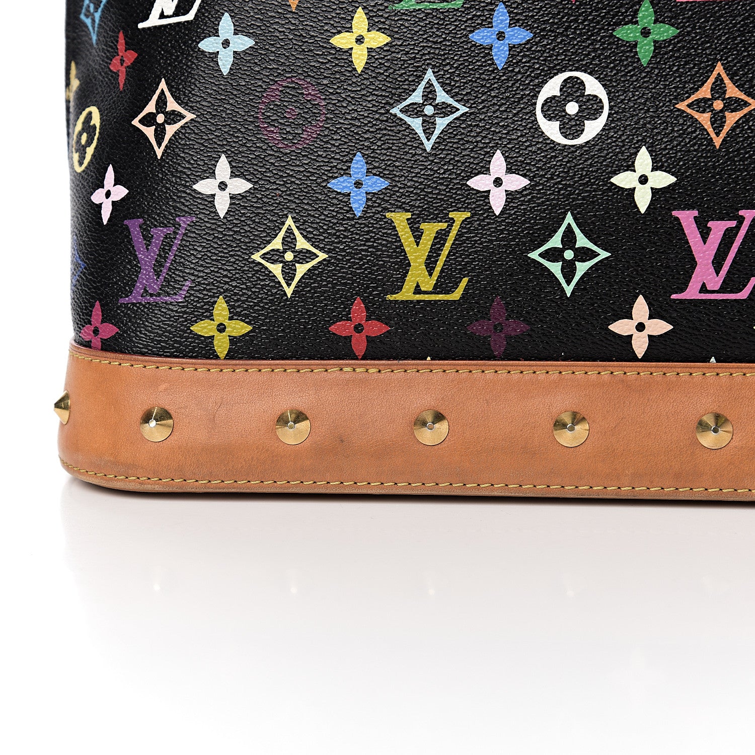 Louis Vuitton Monogram Multicolor Alma GM Black 10 of 17