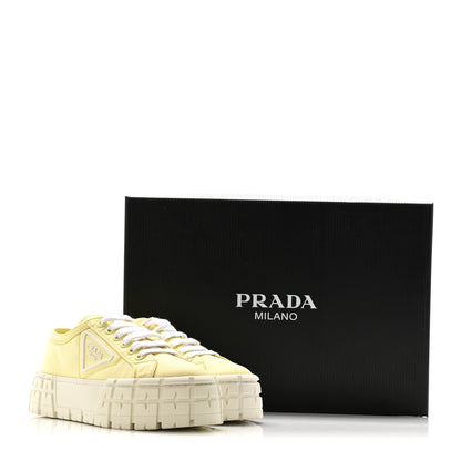 Prada Re-Nylon Gabardine Triangle Logo Double Wheel 50mm Sneakers 38 Narciso 9 of 9