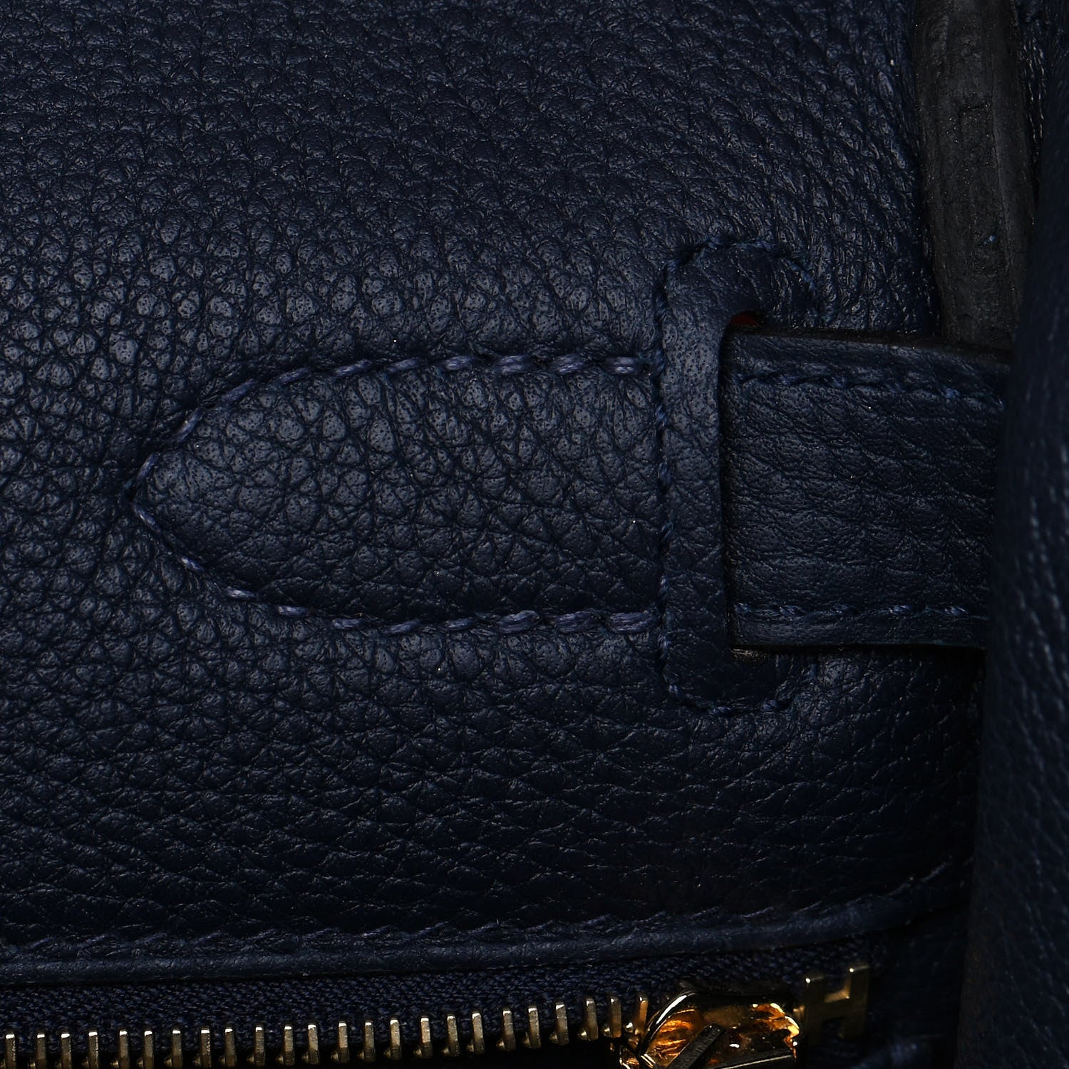 Hermes Togo Kelly Retourne 28 Bleu Nuit 17 of 39