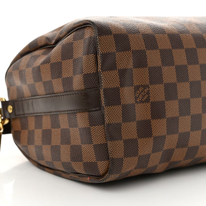 Louis Vuitton Damier Ebene Speedy Bandouliere 25 10 of 15