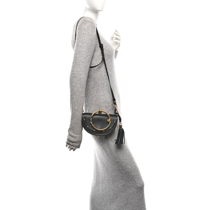 Chloe Calfskin Small Nile Bracelet Minaudiere Bag Black 2 of 10