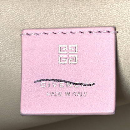 Givenchy Coated Canvas Logo 4G Embossed Small Moon Cut Out Shoulder Bag Blossom Pink 6 of 8