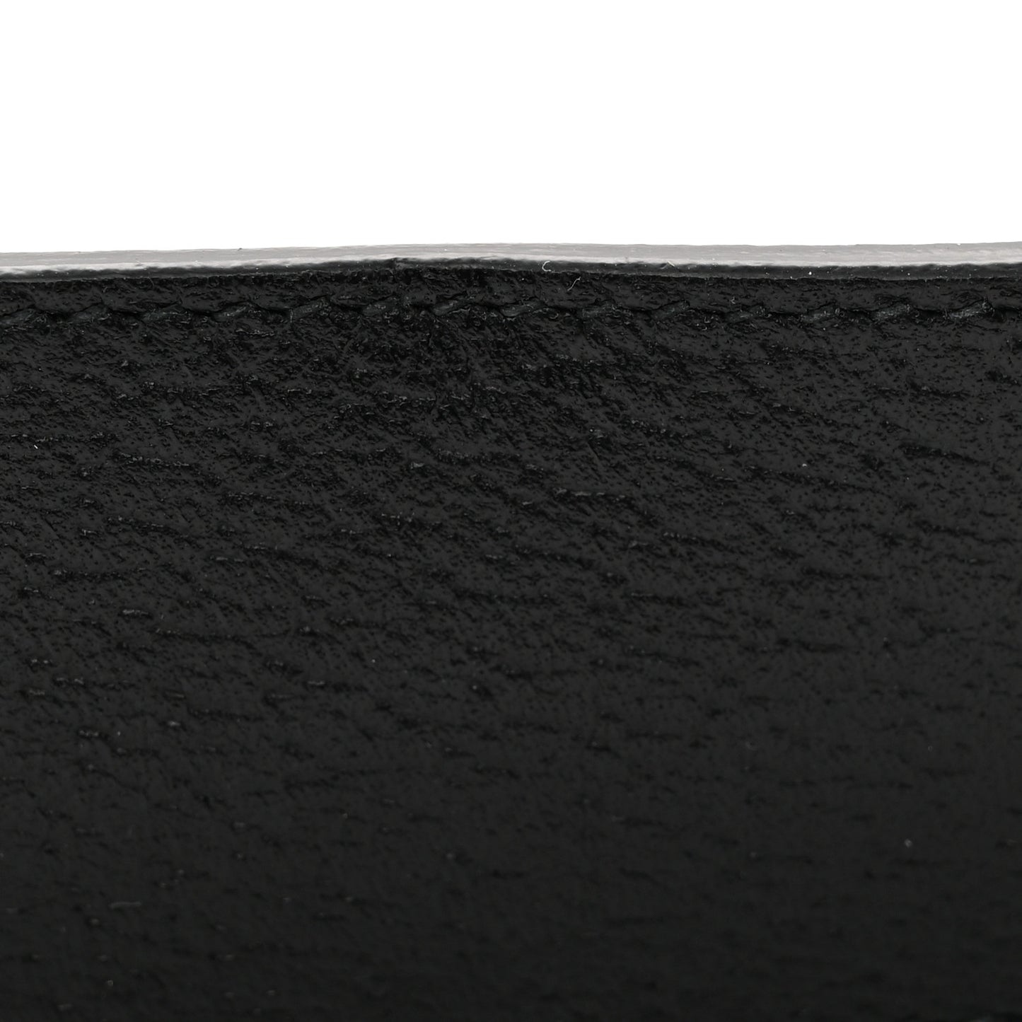 Textured Dollar Calfskin Nickel Double G 40mm Belt 85 34 Black