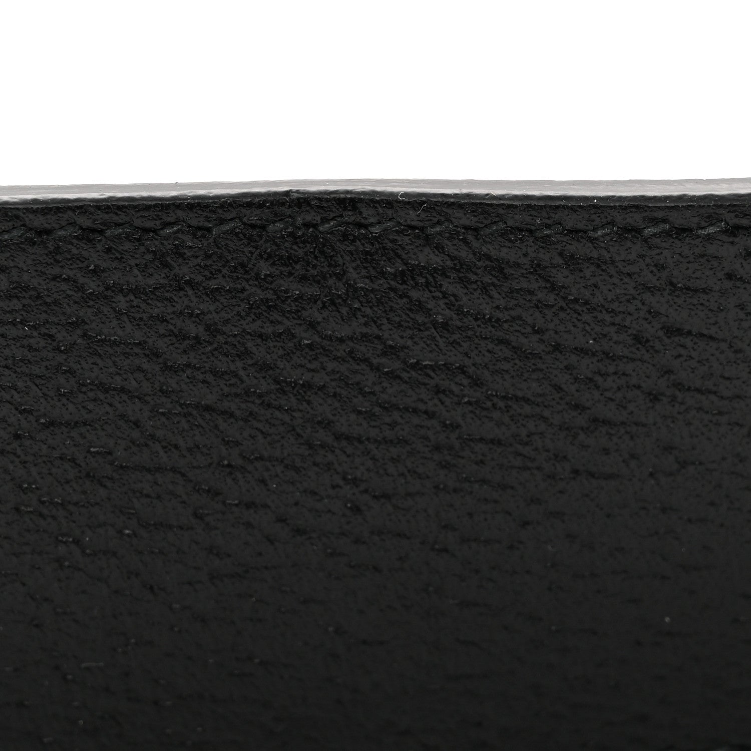 Gucci Textured Dollar Calfskin Nickel Double G 40mm Belt 85 34 Black 4 of 6