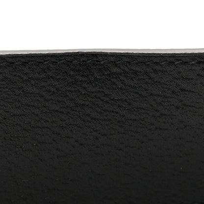 Gucci Textured Dollar Calfskin Nickel Double G 40mm Belt 85 34 Black 4 of 6