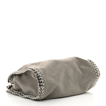 Stella McCartney Shaggy Deer Mini Falabella Fold Over Tote Light Grey 4 of 11
