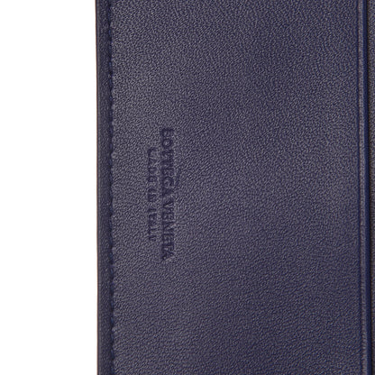 Bottega Veneta Nappa Intrecciato Bi-Fold Wallet Blue 6 of 8