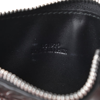 Loewe Calfskin Embossed Repeat Coin Card Holder Black 7 of 9